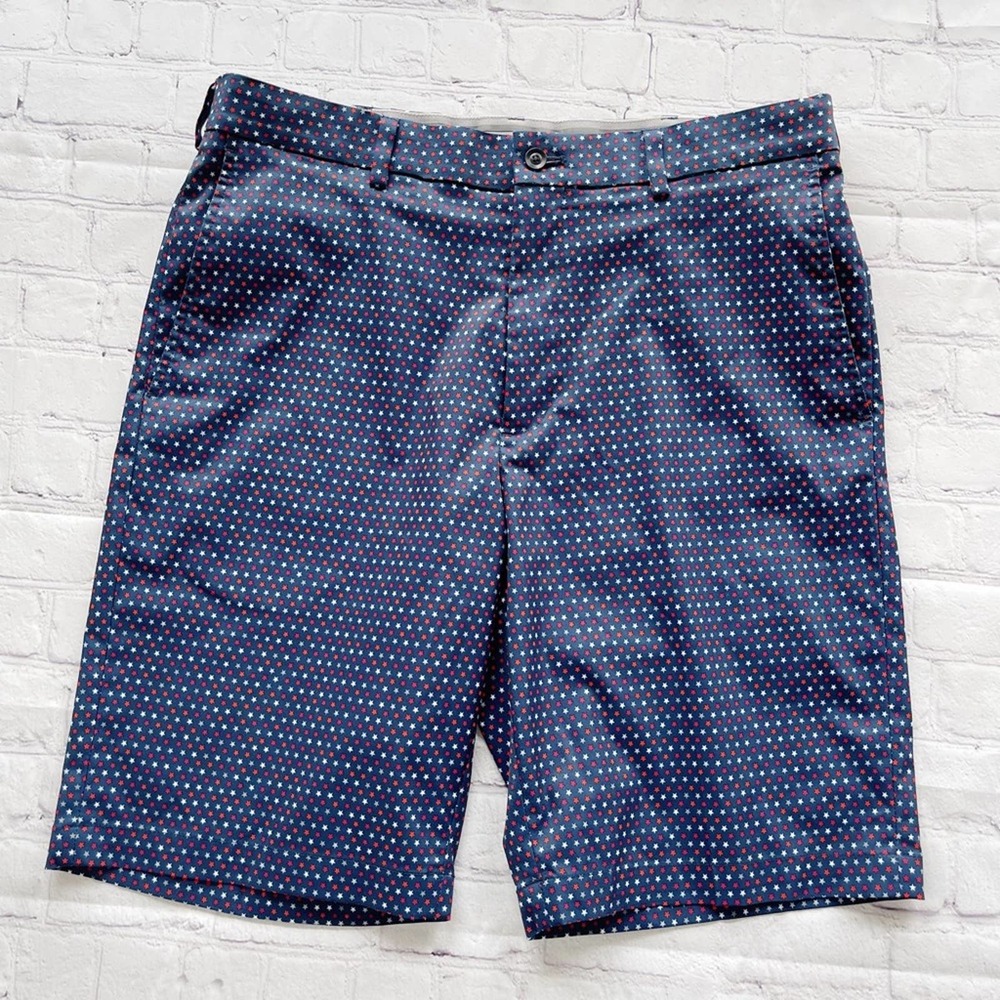 [Walter Hagen] Red White And Blue star lightweight golf shorts men’s size 34